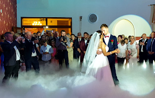 Pierwszy taniec w chmurach w restauracji Okrąglak w Korzecku